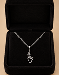 RVS Ketting met “Ik Hou Van Jou” Hanger – Zilverkleurig