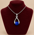 Royal Lapis Pendant – RVS Ketting met Lapis Lazuli Hanger