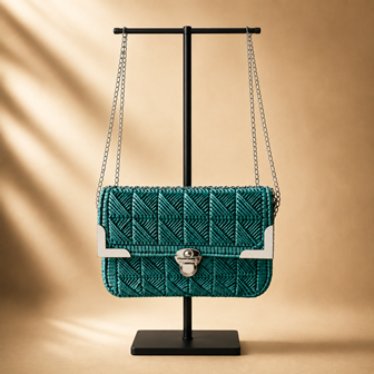 3‑in‑1 Tas van Polypropyleen – Satijnlook Turquoise