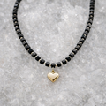 Midnight Shadow Necklace – Square Beadwork – Zwart