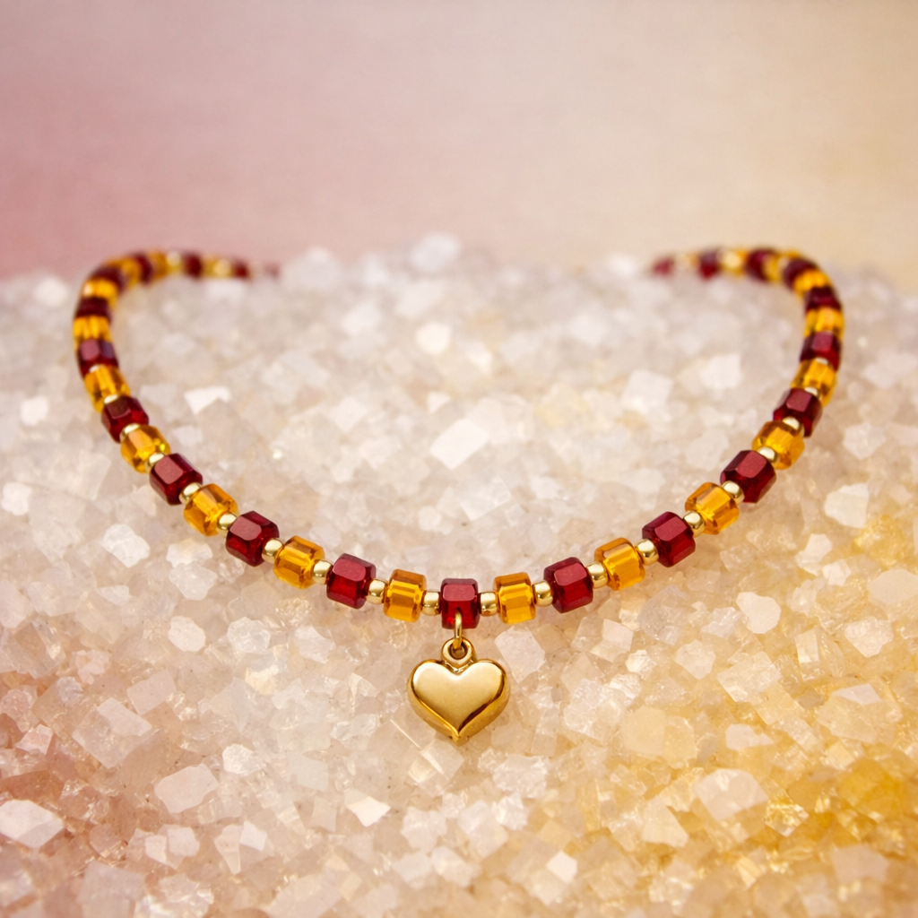 Honey Ruby Harmony Necklace