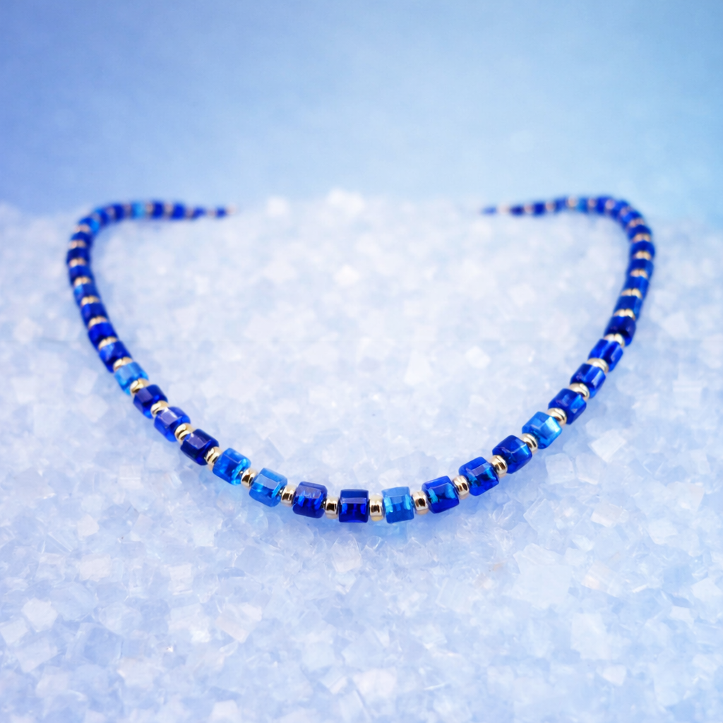 Midnight Lagoon Necklace – Blauw