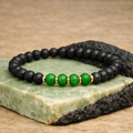 Lava & Jade Damesarmband – 4 mm (16 cm)