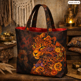 Big Shopper – Leopard Bloom Canvas