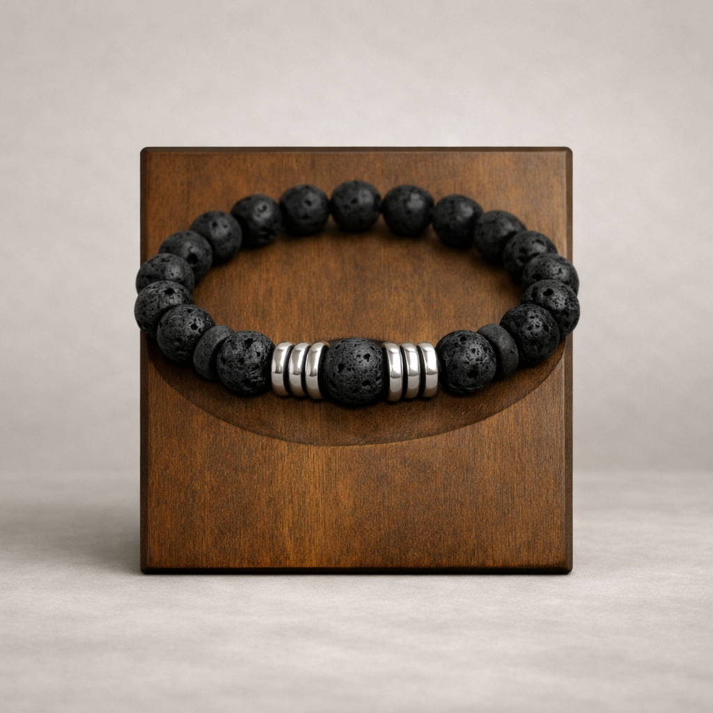 Lava Herenarmband
