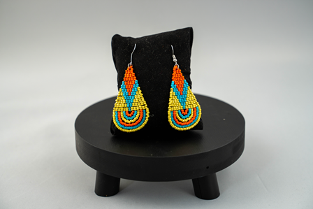 Beadwork Oorbellen met Miyuki Beads